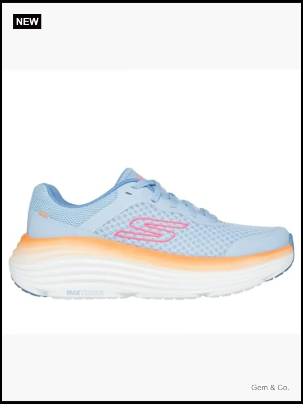 Max Cushioning Running Shoes - Breathable Mesh Lace-Up Sneakers